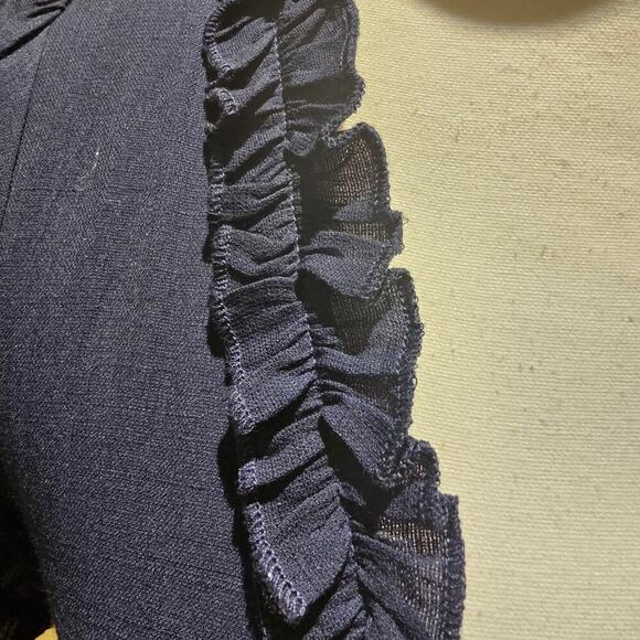 Altar’d State Dress S Navy Coastal Western Flair Boho Cottagecore Romantic EUC - Picture 7 of 13